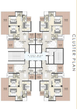 residential layout and areas
